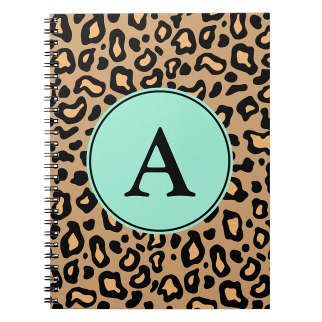 Carnet Leopard Monogram (Devant)