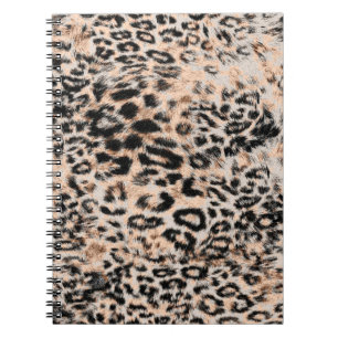 Carnet Leopard texture, leopard animal print pattern