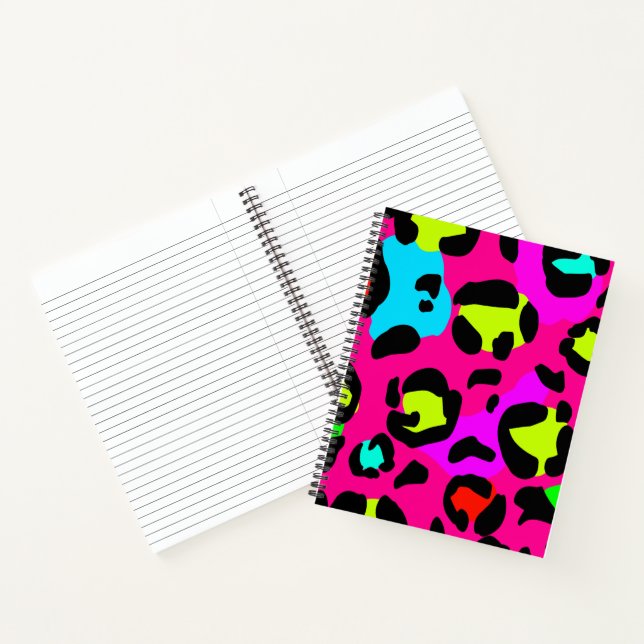 Carnet Léopée rose chaud (Intérieur)