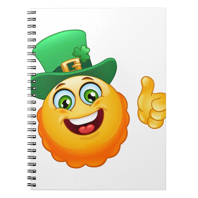 Carnet leprechaun emoji (Devant)