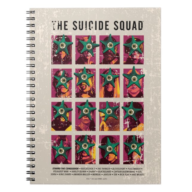 Carnet L'équipe du suicide | Édition Starro Squad (Devant)
