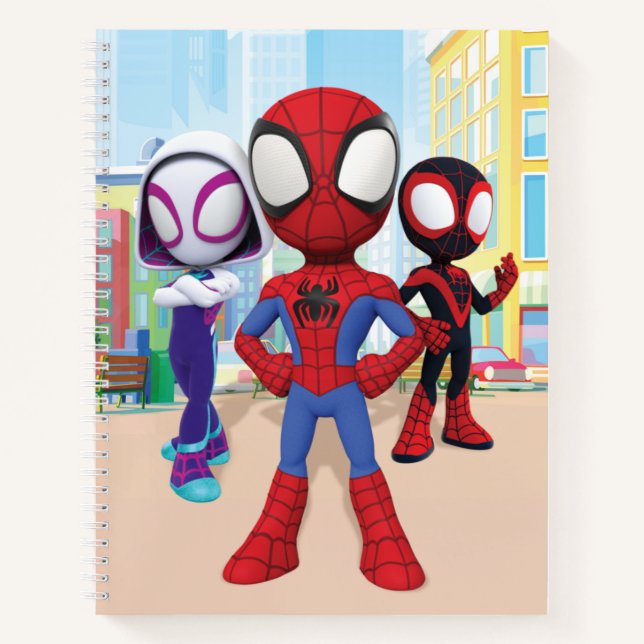 Carnet L'équipe Spidey en ville (Devant)