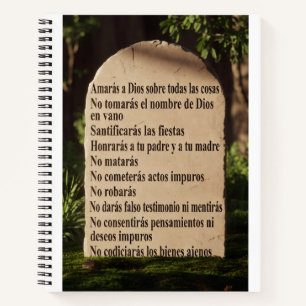Carnet Les 10 commandements