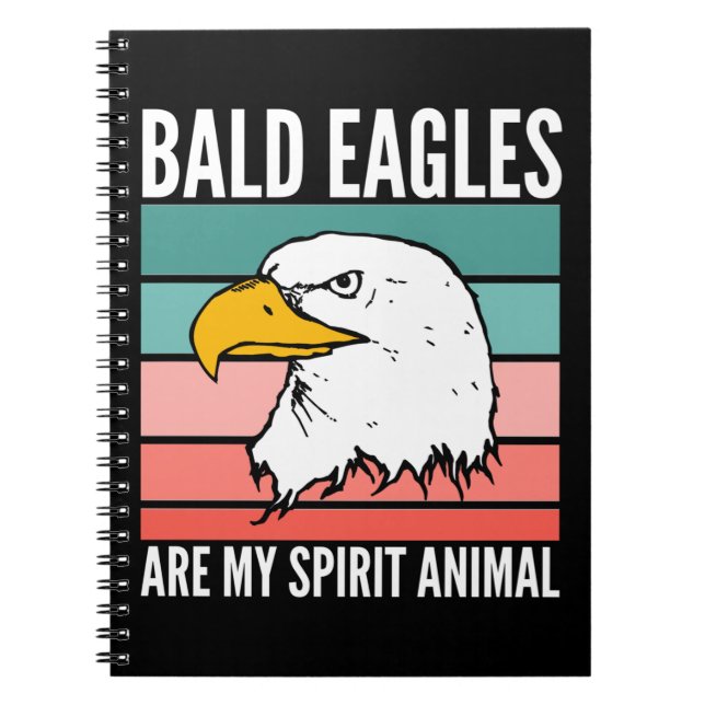 Carnet Les Aigles Baltes Sont Mon Esprit Animal (Devant)