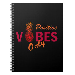 Carnet les amateurs d'ananas vibes positives seulement