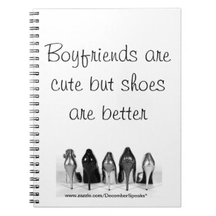 Carnet Les amis sont mignons mais les chaussures sont