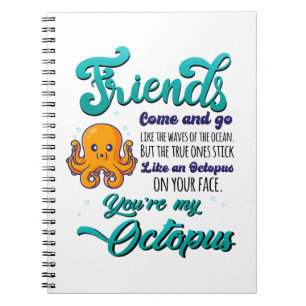 Carnet Les Amis Vont Et Viennent Comme Les Vagues De L'Oc