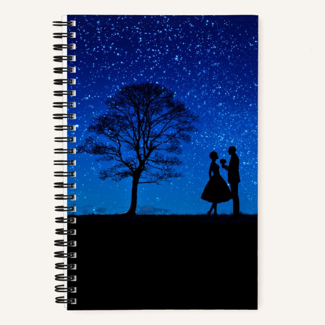 Carnet Les amoureux en pleine lune (Recto)