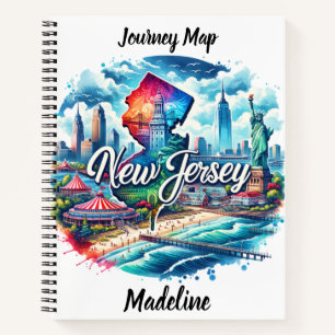 Carnet Les attractions animées du New Jersey le long de l
