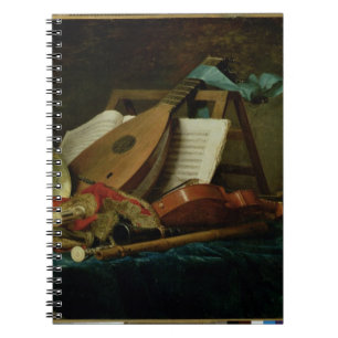 Carnet Les attributs de la musique, 1770 (huile sur la