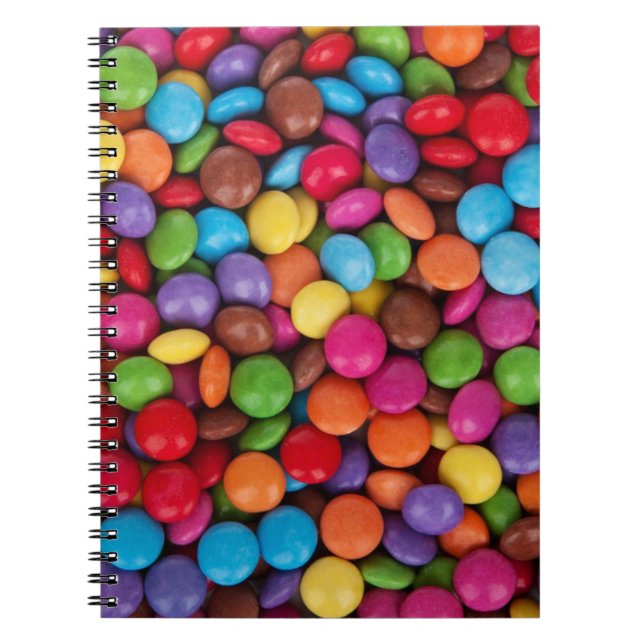 Carnet Les bonbons colorés au chocolat (Devant)