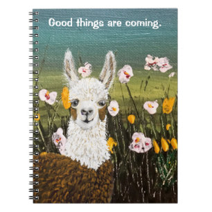 Carnet Les Bonnes Choses Viennent Mama Llama