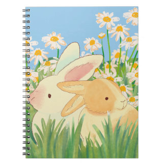 Carnet Les Bunnys mignons dans la nature