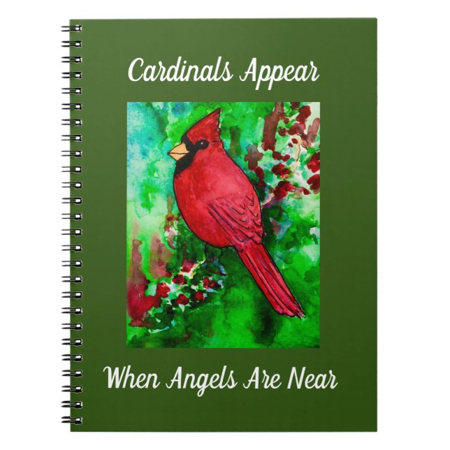 Carnet Les Cardinaux Apparaissent Quand Les Anges Sont Pr (Devant)