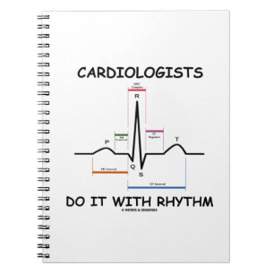 Carnet Les Cardiologues Le Font Avec Rythme EKG Sinus Rhy