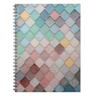 Carnet Les carreaux façonnent la texture art motif