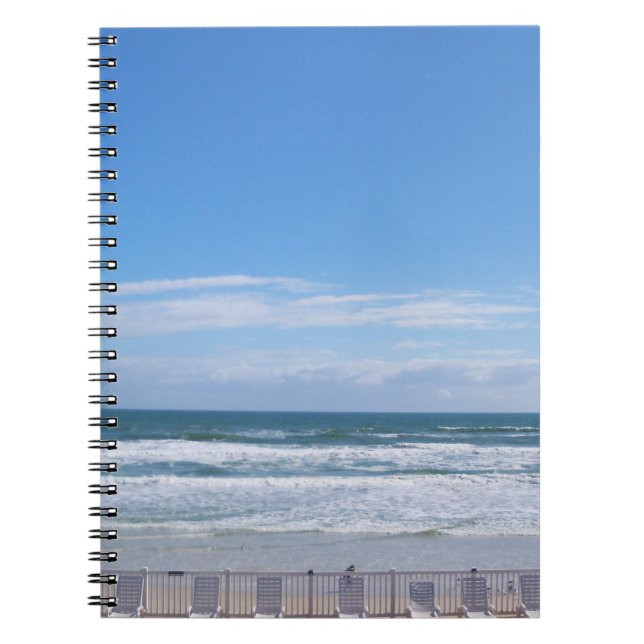 Carnet Les chaises longues attendent votre (Devant)