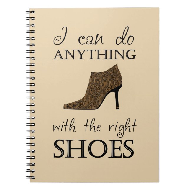 Carnet Les chaussures de droite (Devant)