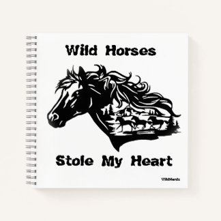 Carnet Les Chevaux Sauvages M'Ont Volé Le Coeur
