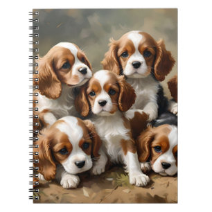 Carnet Les Chiots Espagnols Cavaliers Sont Juste Adorable