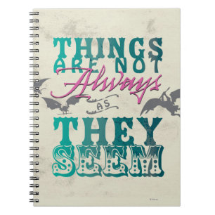 Carnet Les choses ne sont pas toujours comme elles semble