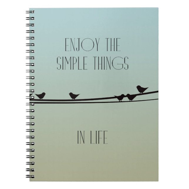 Carnet Les choses simples Oiseaux (Devant)