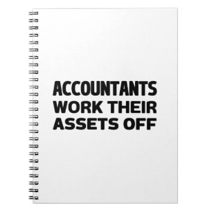 Carnet Les comptables travaillent leurs actifs