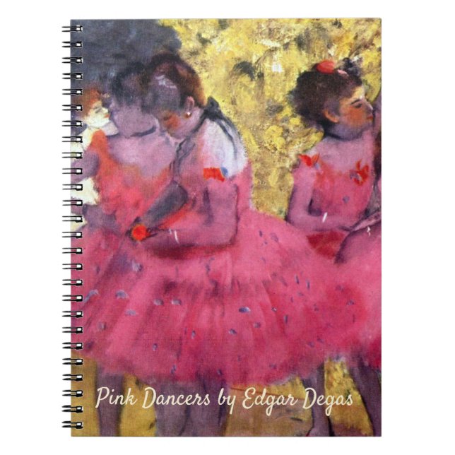 Carnet Les danseurs roses, avant le ballet par Edgar Dega (Devant)