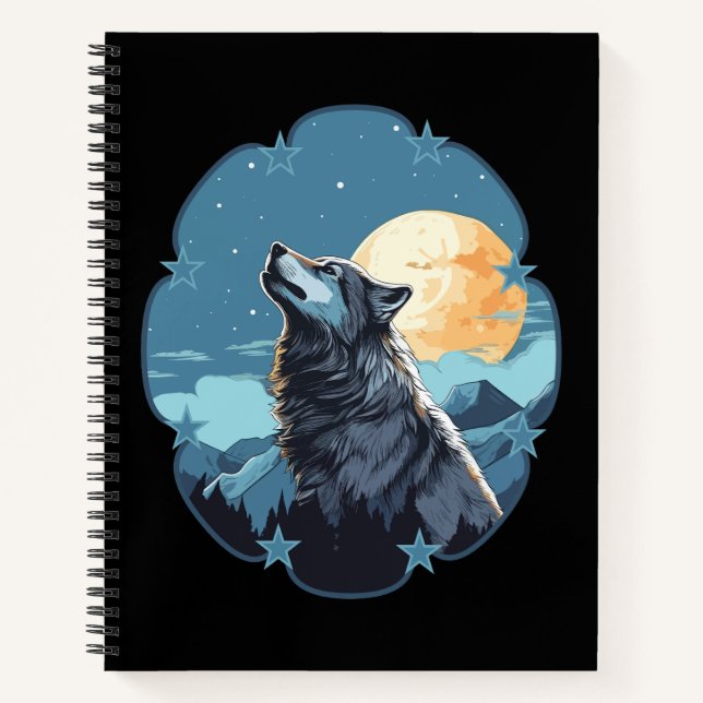 Carnet Les étoiles de Wolf Moon (Devant)