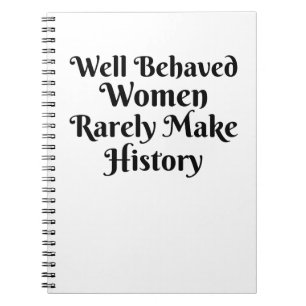 CARNET LES FEMMES BIEN COMBUSÉES FONT RAREMENT HISTOIRE