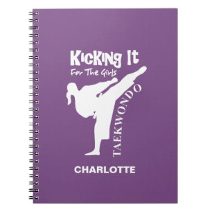 Carnet Les filles Taekwondo Martial Arts