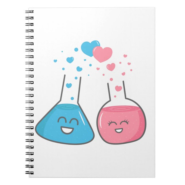 Carnet Les flacons mignons dans l'amour, nous avons la (Devant)