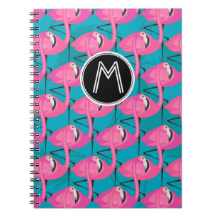 Carnet Les Flamants roses au néon ajoutent votre
