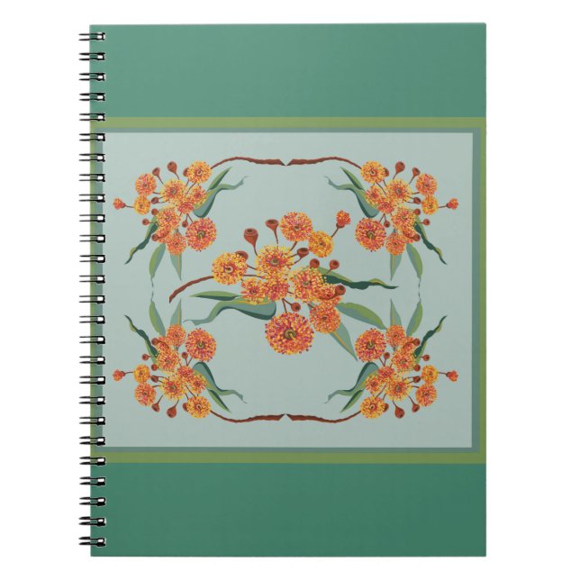 Carnet Les fleurs de gommiers australiens (Devant)