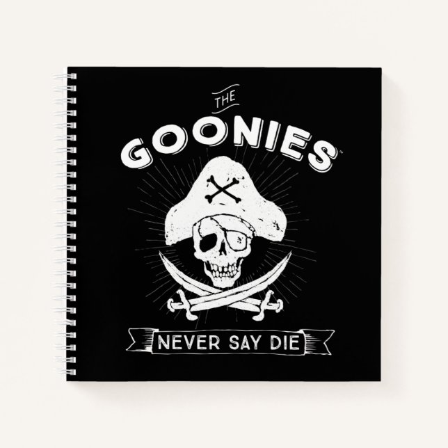 Carnet Les Goonies "Ne jamais dire mourir" Pirate Badge (Devant)