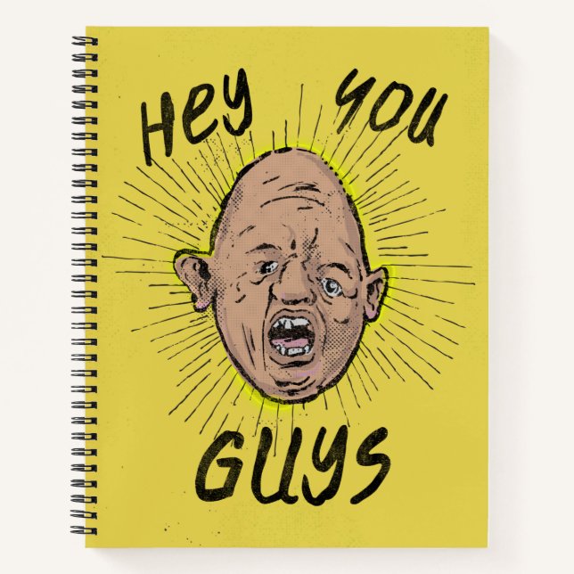 Carnet Les Goonies Sloth Doodle "Hey les gars" (Devant)