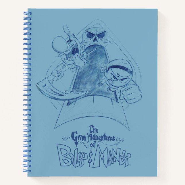 Carnet Les Grandes Aventures de Billy & Mandy Sketch Art (Devant)
