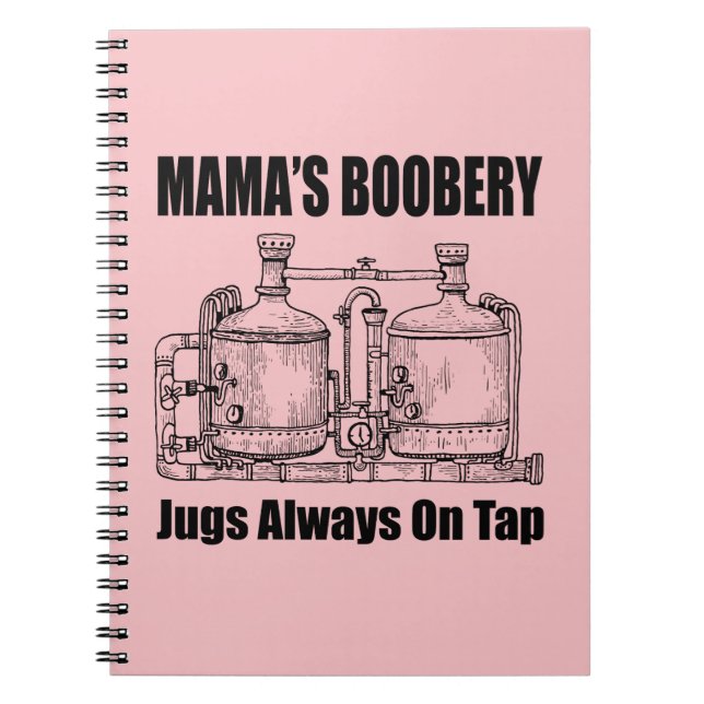 Carnet Les Jugs De Boobery de Maman toujours sur le robin (Devant)