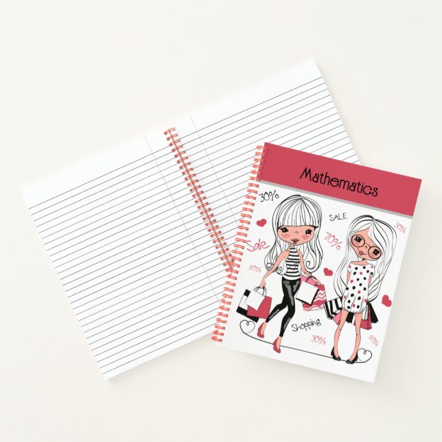 Carnet Les Maths Girls (Intérieur)