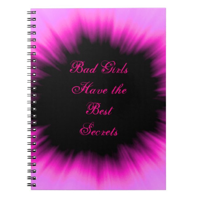 Carnet Les mauvaises filles ont les meilleurs secrets (Devant)