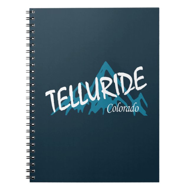 Carnet Les monts Telluride Colorado (Devant)