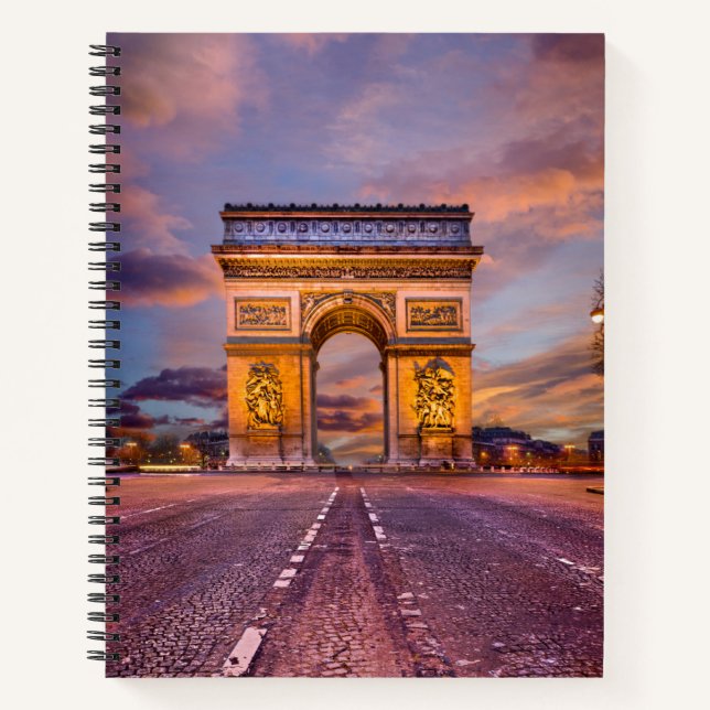 Carnet Les monuments | Arc de Triomphe, Paris France (Devant)