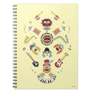 Carnet Les Muppets Electric Mayhem Iconique Forme Graphiq