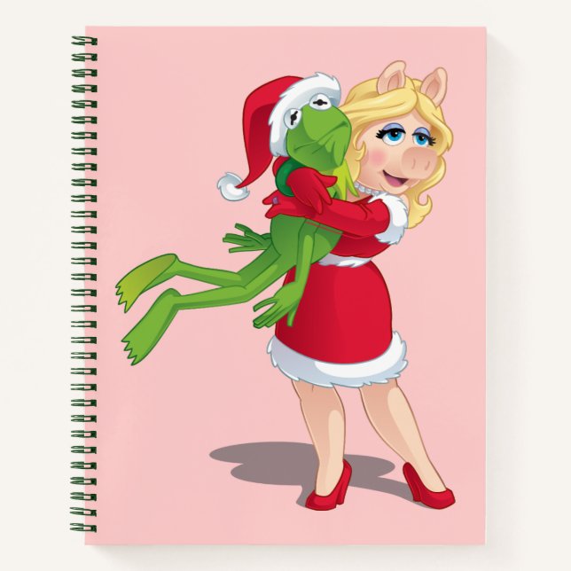 Carnet Les Muppets | Kermit & Miss Piggy Christmas (Devant)