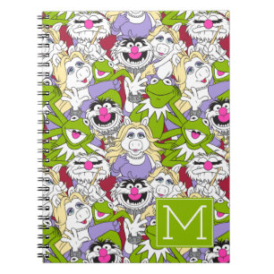 Carnet Les Muppets  Motif surdimensionné de monogramme