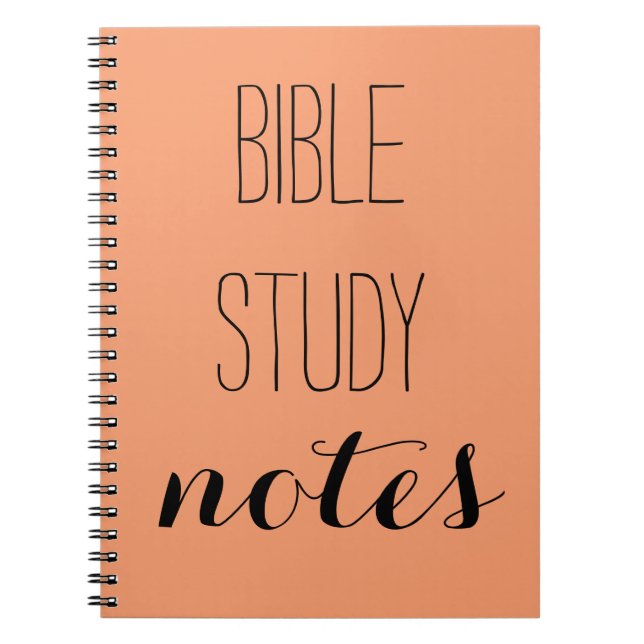 Carnet "Les notes d'étude de bible" sélectionnent votre (Devant)