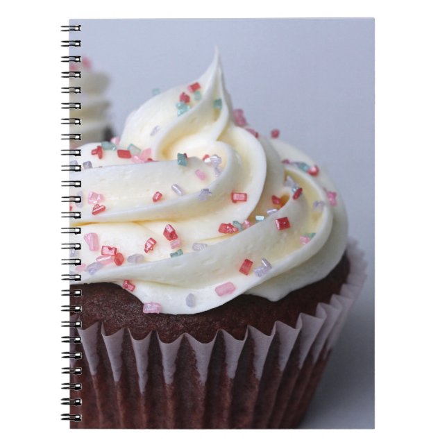 Carnet Les petits gâteaux modernes de chocolat arrosent (Devant)