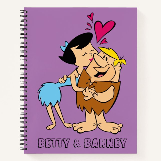 Carnet Les Pierrafeu | Betty Kissing Barney (Devant)