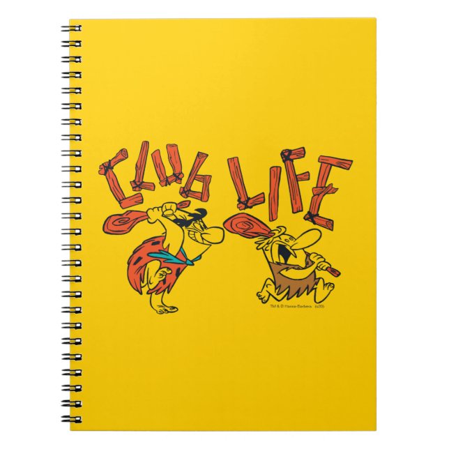 Carnet Les Pierrafeu | Fred & Barney - Club Life (Devant)