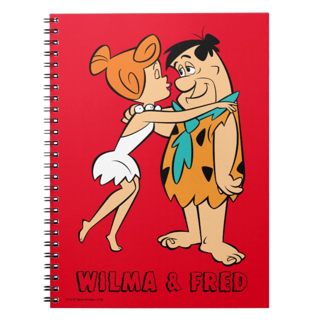 Carnet Les Pierrafeu | Wilma Kissing Fred (Devant)